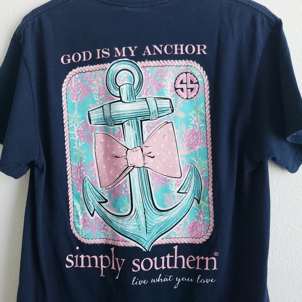 Simply Southern Anchor Short Sleeve T-Shirt - Picture 2 of 7